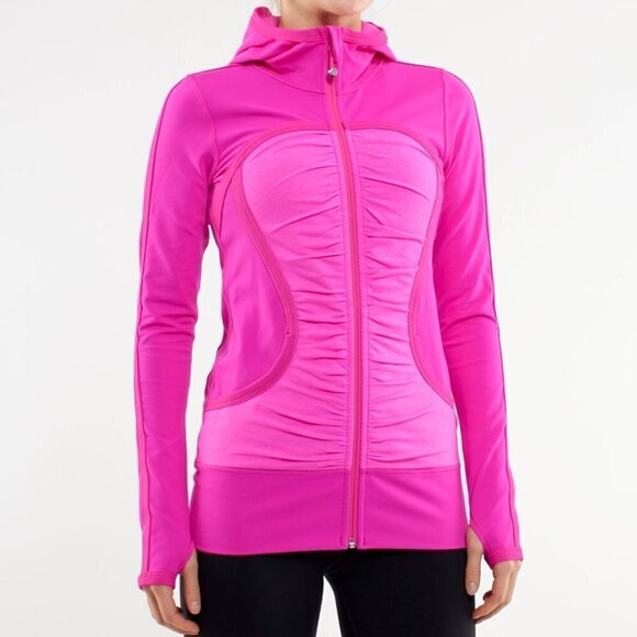 Lululemon Pure Balance Jacket- Paris Pink Barbiecore!! - Picture 1 of 16